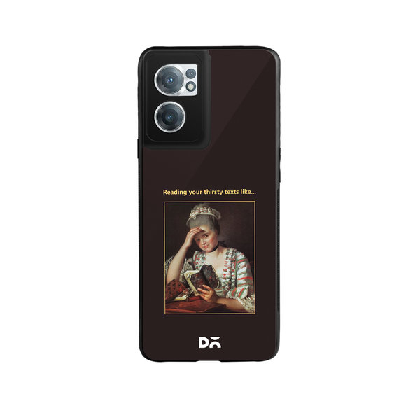 

DailyObjects Thirsty Text Glass Case Cover For OnePlus Nord CE 2