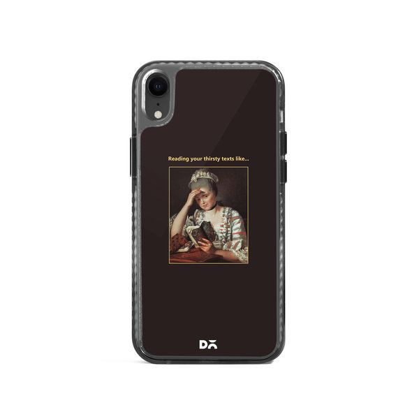 

DailyObjects Thirsty Text Stride 2.0 Case Cover For iPhone XR