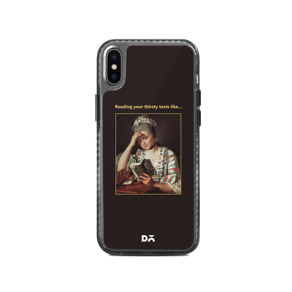 DailyObjects Thirsty Text Stride 2.0 Case Cover For iPhone XS