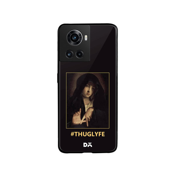 

DailyObjects Thug Lyfe Glass Case Cover For OnePlus 10R