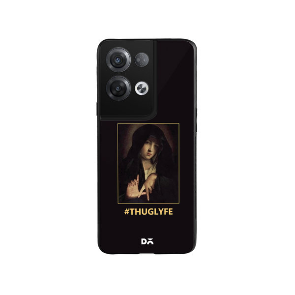 

DailyObjects Thug Lyfe Glass Case Cover For Oppo Reno 8 Pro Plus