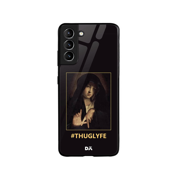 

DailyObjects Thug Lyfe Glass Case Cover For Samsung Galaxy S21