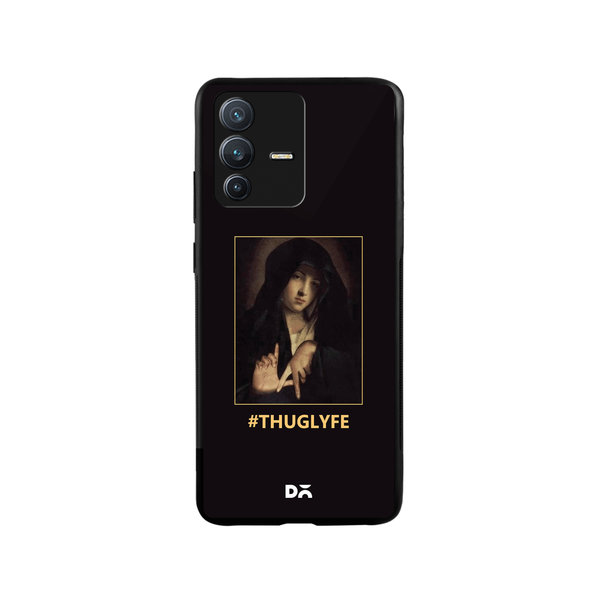 

DailyObjects Thug Lyfe Glass Case Cover For Vivo V23 Pro