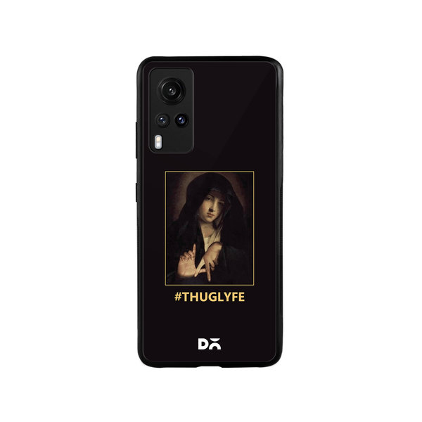 

DailyObjects Thug Lyfe Glass Case Cover For Vivo X60