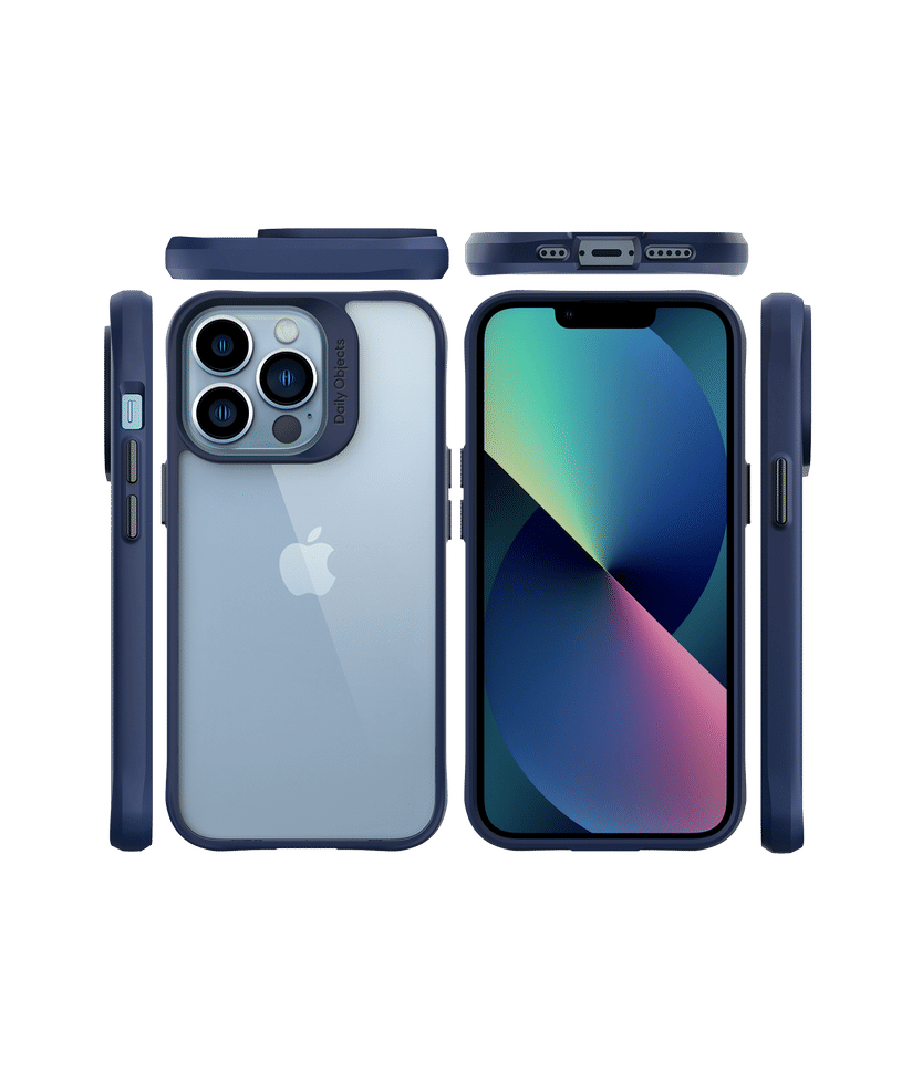 Dailyobjects Thunder Icon Blue Hybrid Clear Case Cover For Iphone 13 Pro Max Buy At Dailyobjects