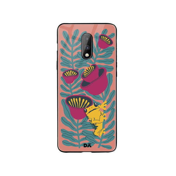 

DailyObjects Toad Trap Glass Case Cover For OnePlus 7