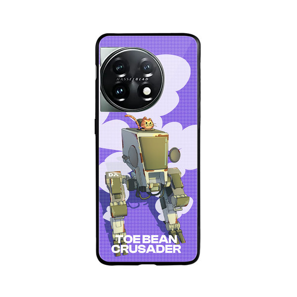 

DailyObjects Toe Bean Crusader Glass Case Cover For OnePlus 11 5G