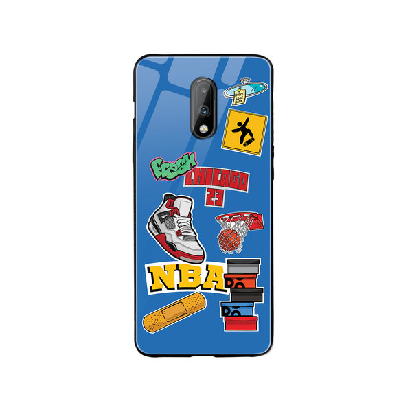 

DailyObjects Too Much Dribble Glass Case Cover For OnePlus 7