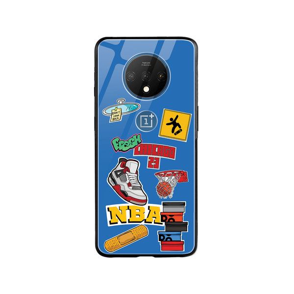 

DailyObjects Too Much Dribble Glass Case Cover For OnePlus 7T