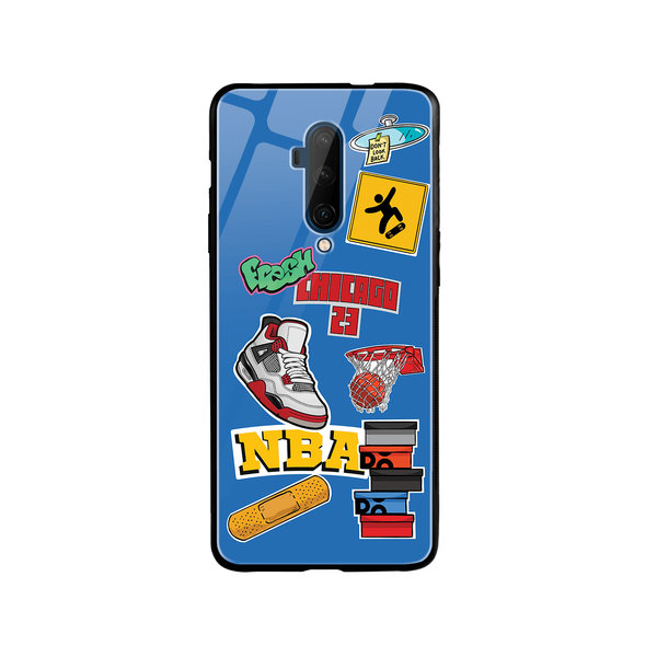 

DailyObjects Too Much Dribble Glass Case Cover For OnePlus 7T Pro