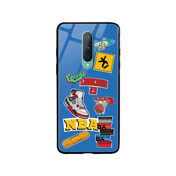 

DailyObjects Too Much Dribble Glass Case Cover For OnePlus 8