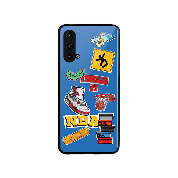 

DailyObjects Too Much Dribble Glass Case Cover For OnePlus Nord CE