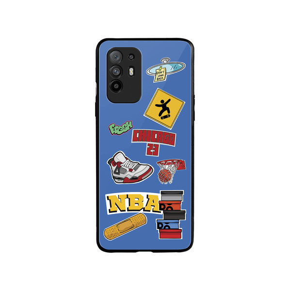 

DailyObjects Too Much Dribble Glass Case Cover For Oppo F19 Pro Plus