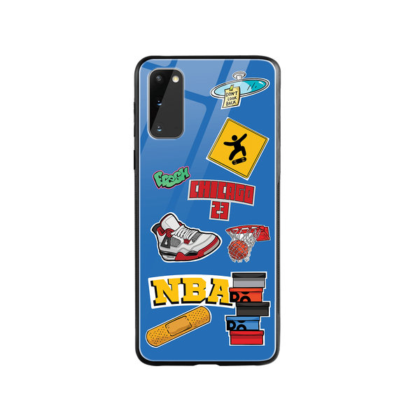 

DailyObjects Too Much Dribble Glass Case Cover For Samsung Galaxy S20