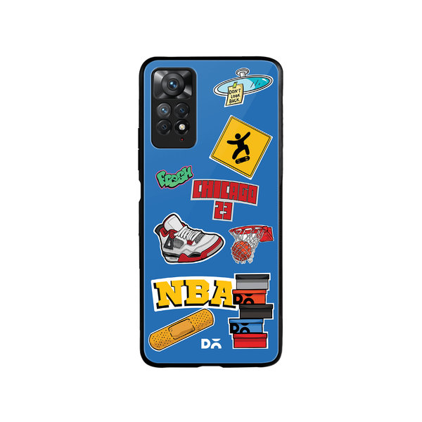 

DailyObjects Too Much Dribble Glass Case Cover For Xiaomi Redmi Note 11 Pro