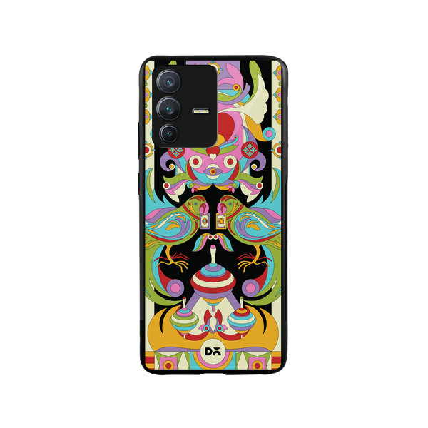 

DailyObjects Tota Mela Glass Case Cover For Vivo V23