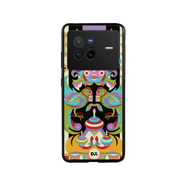

DailyObjects Tota Mela Glass Case Cover For Vivo X80