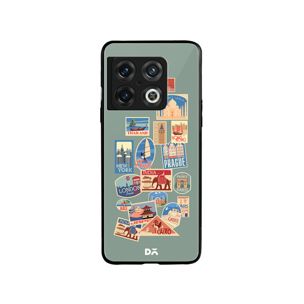 

DailyObjects Travel Bucket Glass Case Cover For OnePlus 10 Pro
