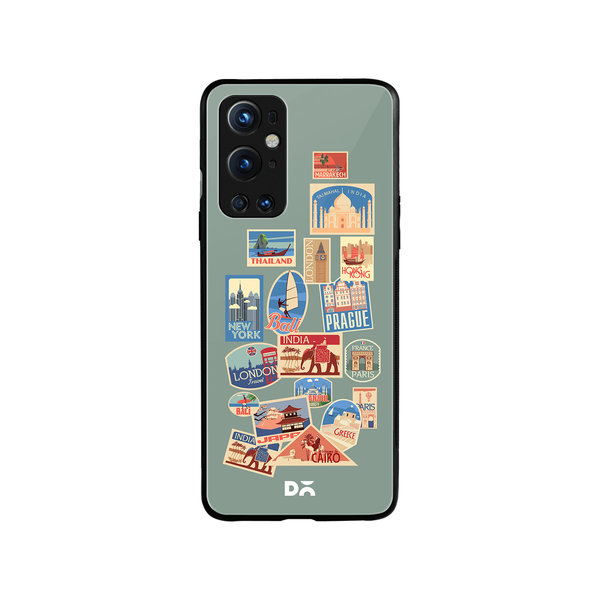 

DailyObjects Travel Bucket Glass Case Cover For OnePlus 9 Pro