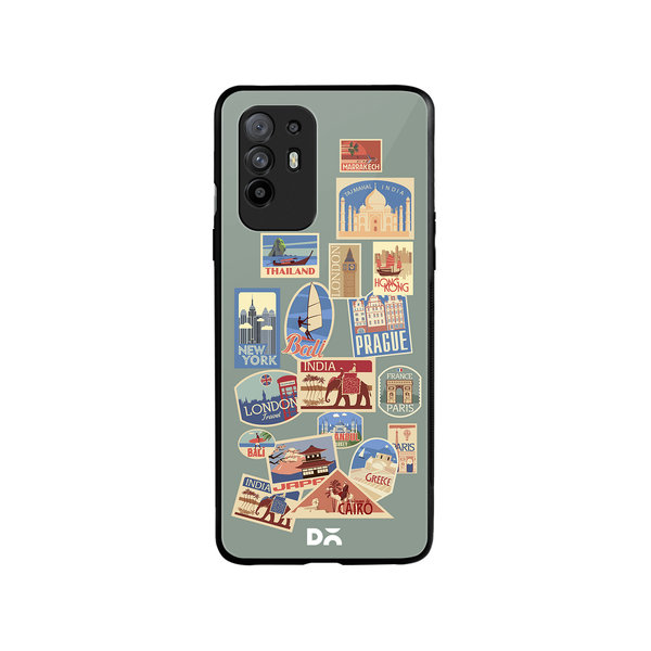 

DailyObjects Travel Bucket Glass Case Cover For Oppo F19 Pro Plus