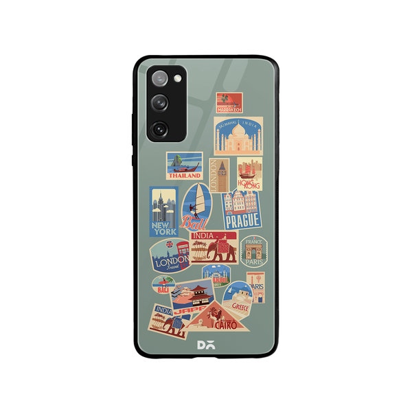 

DailyObjects Travel Bucket Glass Case Cover For Samsung Galaxy S20 FE