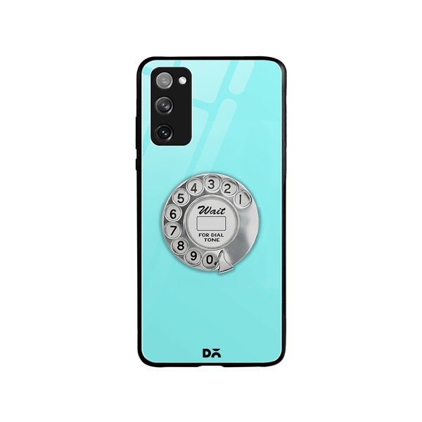 

DailyObjects Turqoise Dialer Glass Case Cover For Samsung Galaxy S20 FE