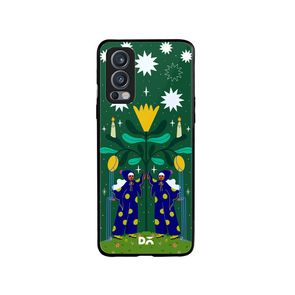 

DailyObjects Twin tWitch Glass Case Cover For OnePlus Nord 2