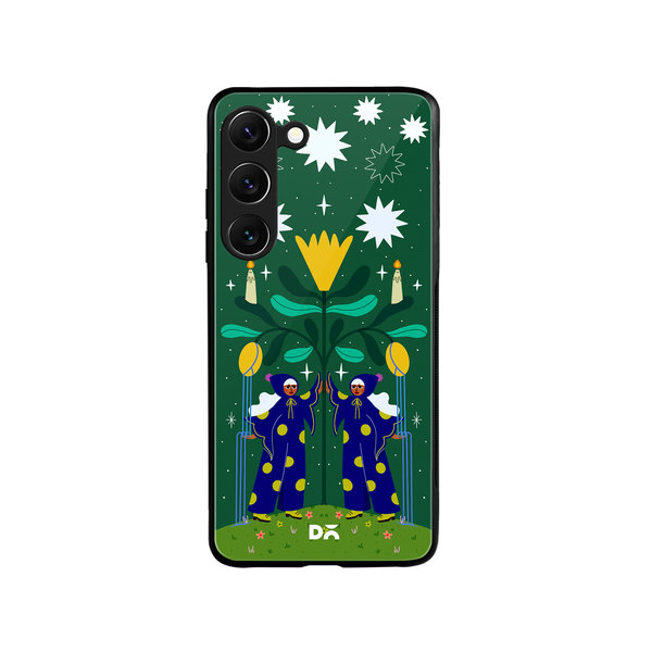 

DailyObjects Twin tWitch Glass Case Cover For Samsung Galaxy S23 Plus