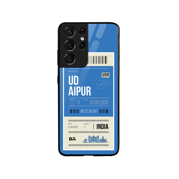 

DailyObjects Udaipur City Tag Glass Case Cover For Samsung Galaxy S21 Ultra