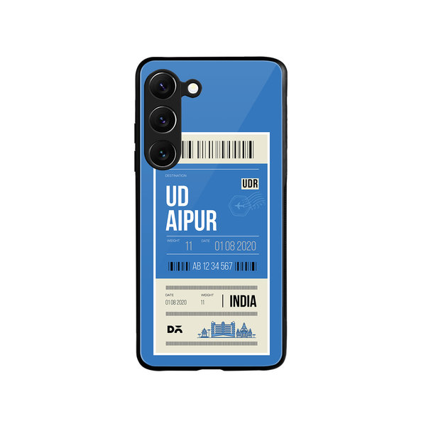 

DailyObjects Udaipur City Tag Glass Case Cover For Samsung Galaxy S23 Plus