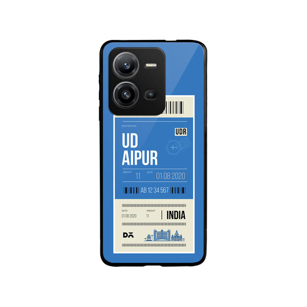 

DailyObjects Udaipur City Tag Glass Case Cover For Vivo V25