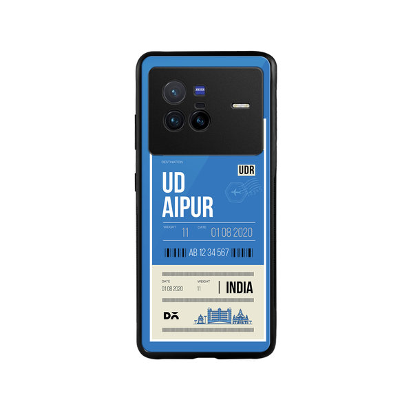 

DailyObjects Udaipur City Tag Glass Case Cover For Vivo X80
