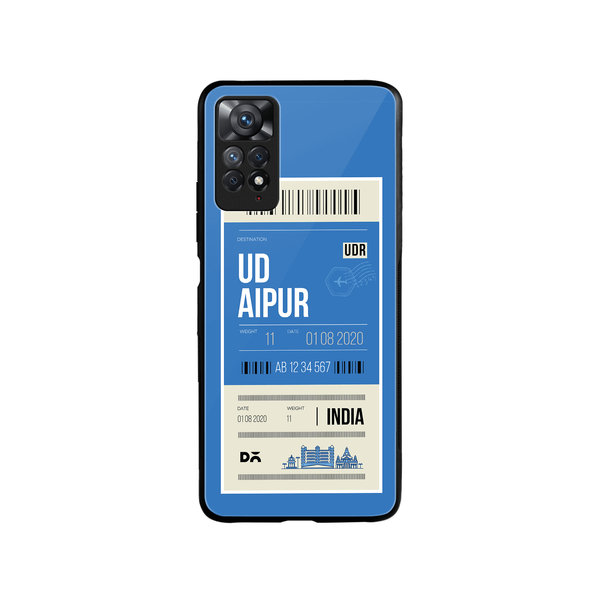 

DailyObjects Udaipur City Tag Glass Case Cover For Xiaomi Redmi Note 11 Pro