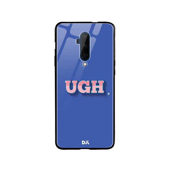 

DailyObjects UGH Blue Glass Case Cover For OnePlus 7T Pro