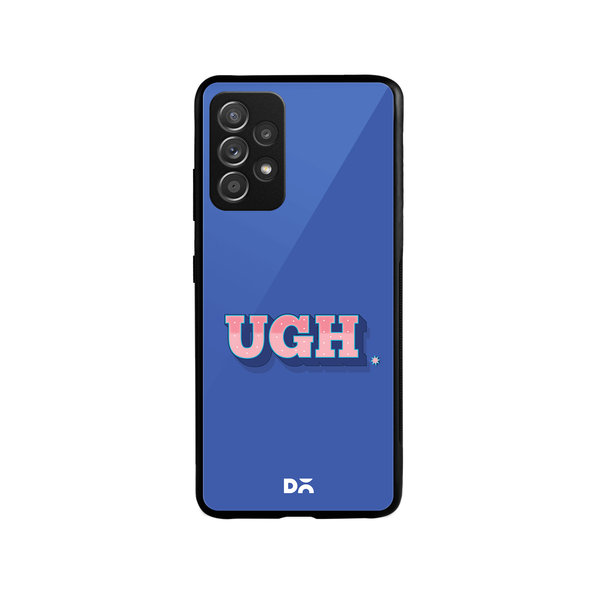 

DailyObjects UGH Blue Glass Case Cover For Samsung Galaxy A52
