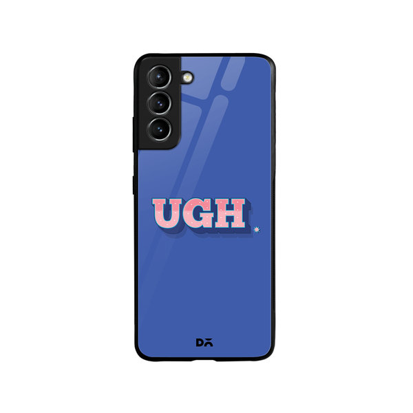 

DailyObjects UGH Blue Glass Case Cover For Samsung Galaxy S21 Plus