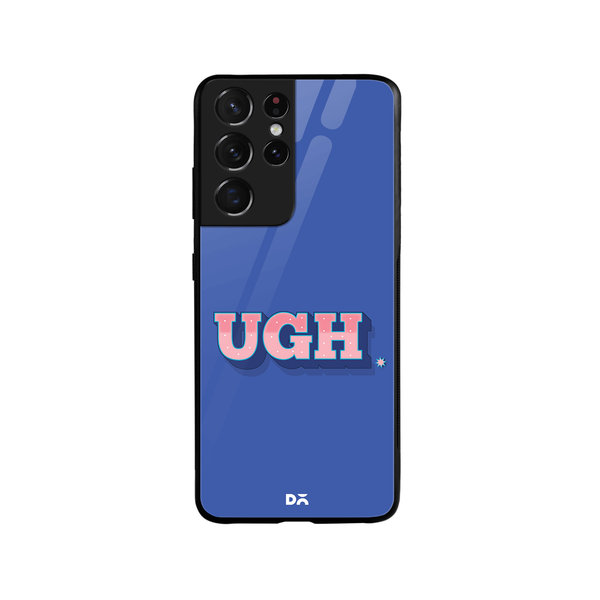 

DailyObjects UGH Blue Glass Case Cover For Samsung Galaxy S21 Ultra