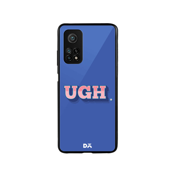 

DailyObjects UGH Blue Glass Case Cover For Xiaomi Mi 10T