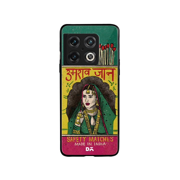 

DailyObjects Umrao Jaan Matchbox Glass Case Cover For OnePlus 10 Pro
