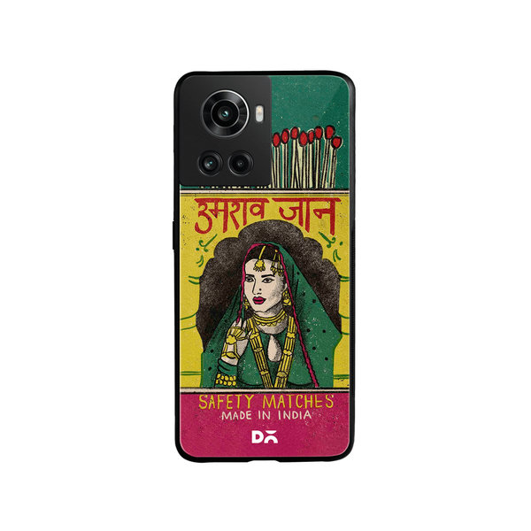 

DailyObjects Umrao Jaan Matchbox Glass Case Cover For OnePlus 10R
