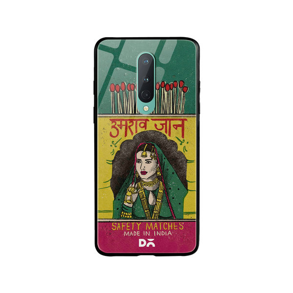 

DailyObjects Umrao Jaan Matchbox Glass Case Cover For OnePlus 8