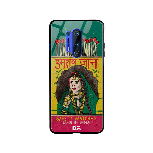 

DailyObjects Umrao Jaan Matchbox Glass Case Cover For OnePlus 8 Pro