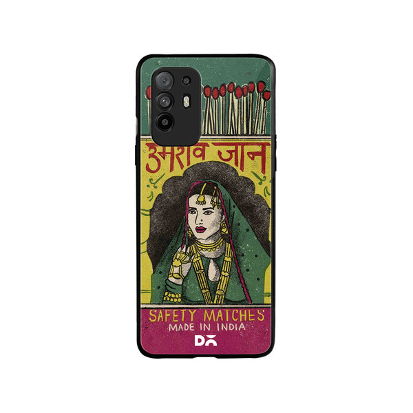 

DailyObjects Umrao Jaan Matchbox Glass Case Cover For Oppo F19 Pro Plus