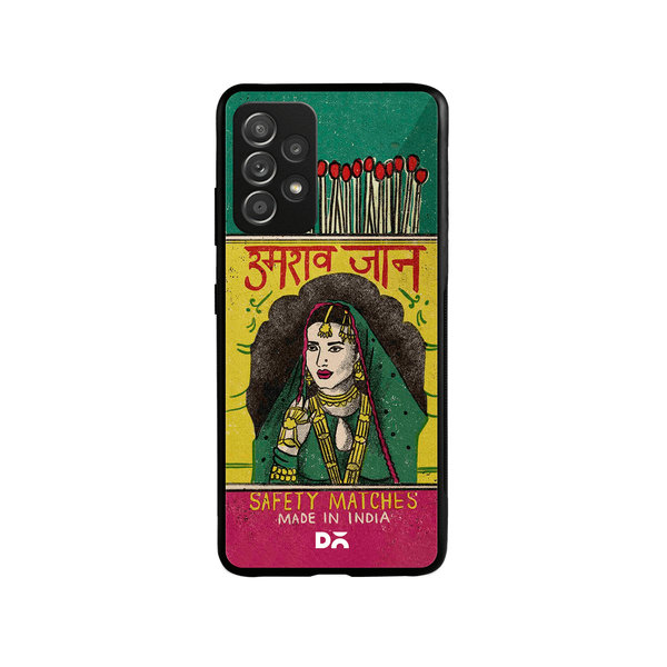 

DailyObjects Umrao Jaan Matchbox Glass Case Cover For Samsung Galaxy A52