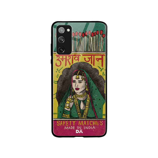 

DailyObjects Umrao Jaan Matchbox Glass Case Cover For Samsung Galaxy S20 FE