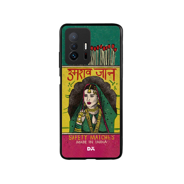 

DailyObjects Umrao Jaan Matchbox Glass Case Cover For Xiaomi 11T
