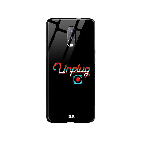 

DailyObjects Unplug Tunes Glass Case Cover For OnePlus 7