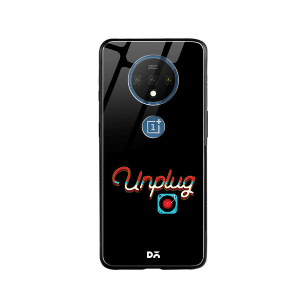 

DailyObjects Unplug Tunes Glass Case Cover For OnePlus 7T