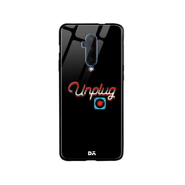 

DailyObjects Unplug Tunes Glass Case Cover For OnePlus 7T Pro