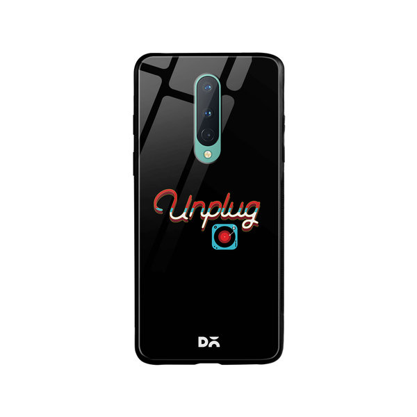 

DailyObjects Unplug Tunes Glass Case Cover For OnePlus 8